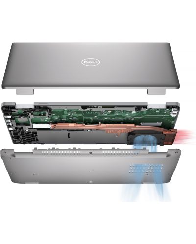 Лаптоп Dell - Latitude 5530, 15.6'', FHD, i7-1265U, 512GB, 16GB, сив - 5