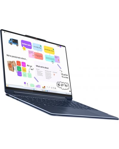 Лаптоп Lenovo - Yoga 9 2-in1 14IMH9 OLED, 14'', 2.8K, Ultra 7, Touch, син - 5