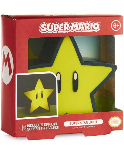 Лампа Paladone Games: Super Mario Bros. - Super Star - 4
