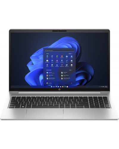 Лаптоп HP - ProBook 455 G10, 15.6", FHD, Ryzen 7, 8GB/512GB, Pike Silver - 1