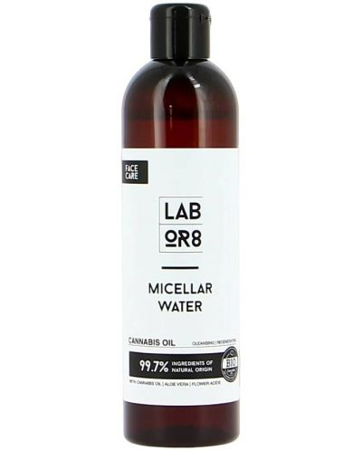 Labor8 Hemp Мицеларна вода с конопено масло, 300 ml - 1