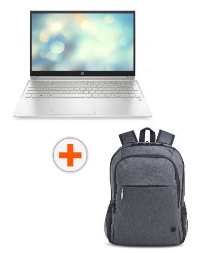 Лаптоп HP - Pavilion 15-eg3001nu, 15.6'', i5 + Раница HP Prelude Pro Recycled, 15.6'' - 1