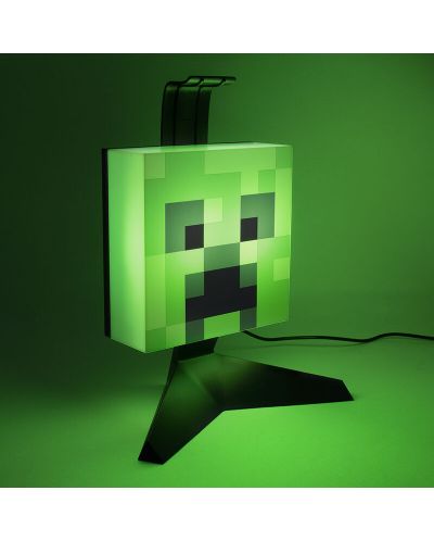 Лампа Paladone Games: Minecraft - Creeper Headstand - 3