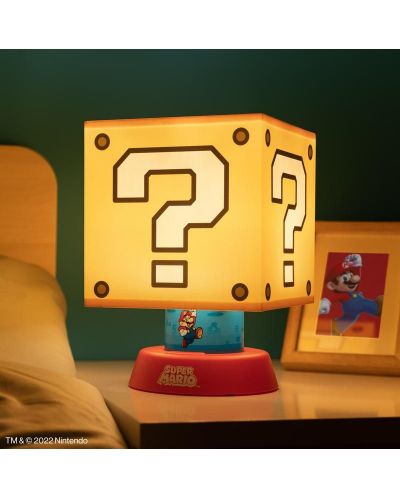 Лампа Paladone Games: Super Mario Bros. - Question Block - 3