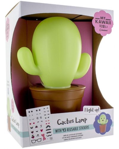 Лампа Paladone Adult: My Kawaii - Cactus (With stickers) - 6