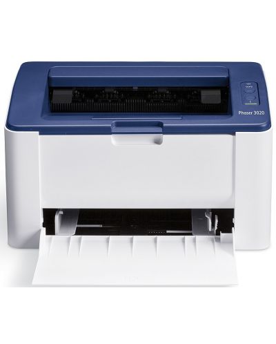 Принтер Xerox - Phaser 3020B, лазерен, бял/син - 2