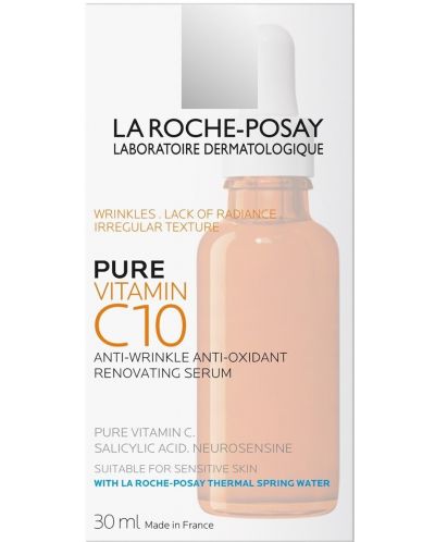 La Roche-Posay Pure Обновяващ серум Vitamin C10, 30 ml - 3