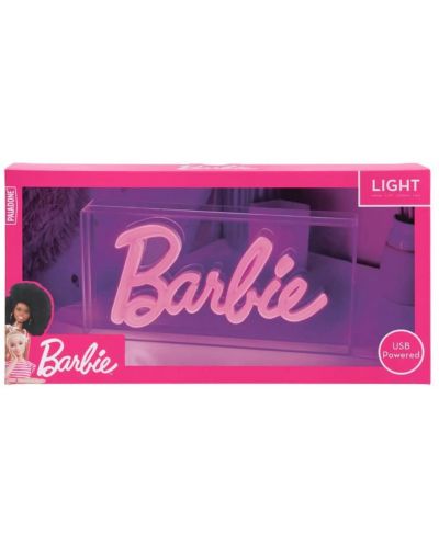 Лампа Paladone Retro Toys: Barbie - Logo - 3