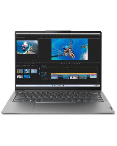 Лаптоп Lenovo - Yoga Slim 6 OLED, 14'', WUXGA, i5-1240P, Storm Grey - 1