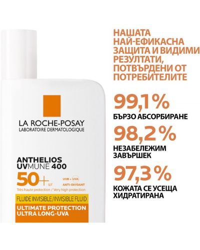 La Roche-Posay Anthelios Комплект - Серум за лице с витамин С и Флуид, SPF50, 30 + 50 ml - 2