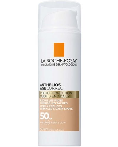 La Roche-Posay Anthelios Тониран слънцезащитен крем Age Correct CC, SPF50, 50 ml - 1