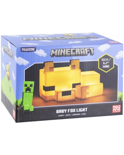 Лампа Paladone Games: Minecraft - Baby Fox - 6