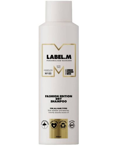 Label.m Fashion Edition Сух шампоан за коса, 200 ml - 1