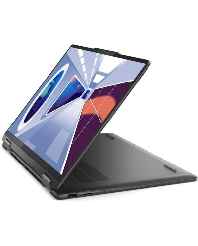 Лаптоп Lenovo - Yoga 7, 14'', WUXGA OLED, i5, 512GB, Storm Grey - 4
