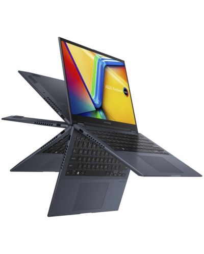Лаптоп ASUS - Vivobook S Flip, 14'', 2.8K, i5, Touch, син - 2