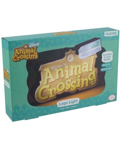 Лампа Paladone Games: Animal Crossing - Logo - 2