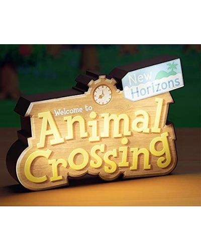Лампа Paladone Games: Animal Crossing - Logo - 3