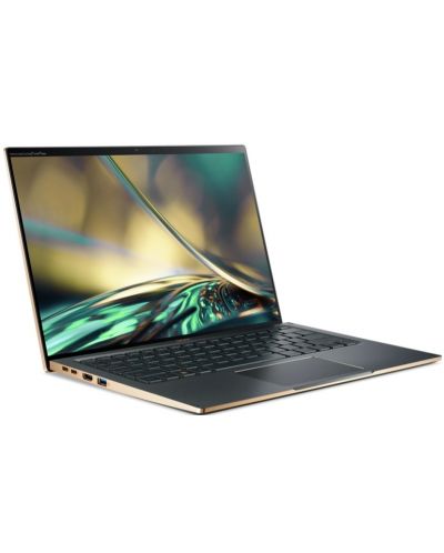 Лаптоп Acer - Swift 5 SF514-56T-73WY, 14'', 2.5K, i7, Touch, Steam Blue - 5