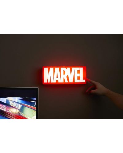 Лампа Paladone Marvel: Marvel Comics - Logo - 3