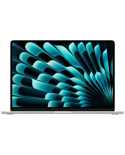 Лаптоп Apple - MacBook Air 15, 15.3", М2 8/10, 8GB/512GB, сребрист - 1