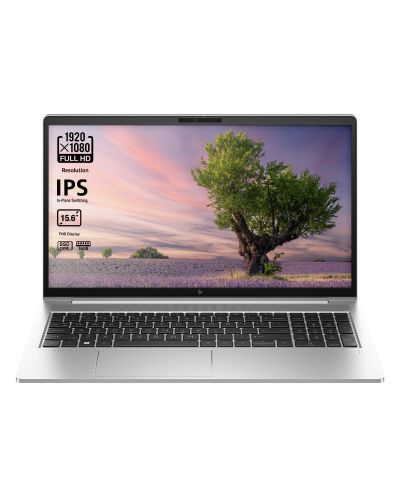 Лаптоп HP - ProBook 450 G10, 15.6", FHD, 16GB, 512GB, Pike Silver - 1