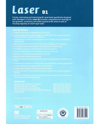 Laser 3-rd edition B1: Workbook / Английски език (Работна тетрадка) - 2