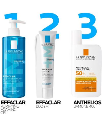 La Roche-Posay Effaclar Почистваща гел-пяна за лице, 200 ml - 10