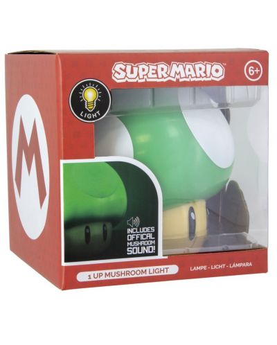 Лампа Paladone Games: Super Mario - 1 Up Mushroom - 3