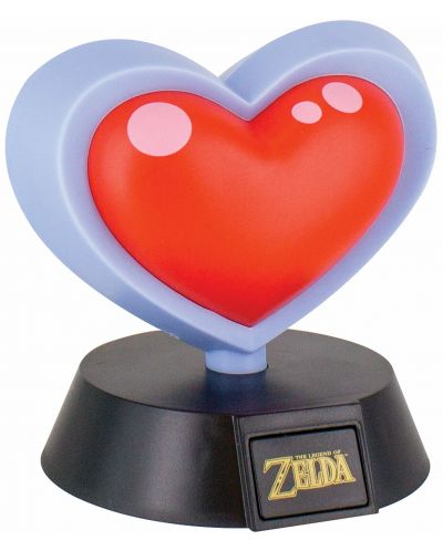 Мини лампа Paladone Nintendo The Legend of Zelda - Heart Container, 10 cm