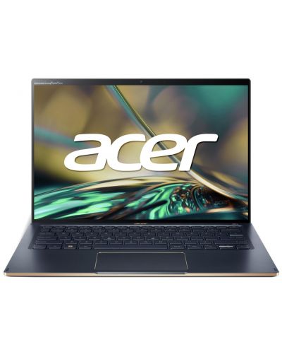 Лаптоп Acer - Swift 5 SF514-56T-73WY, 14'', 2.5K, i7, Touch, Steam Blue - 1