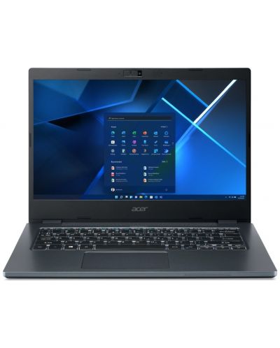 Лаптоп Acer - TravelMate P4 TMP413-51-TCO-53R7, 13.3'', WUXGA, i5, син - 1