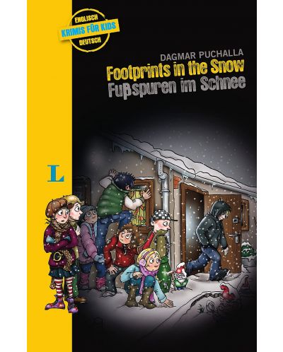 Langenscheidt Krimis fur Kids Footprints in the Snow – Fusspuren im Schnee Englisch-Deutsch - 1