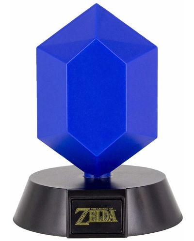 Лампа Paladone Games: The Legend of Zelda - Blue Rupee, 10 cm - 1