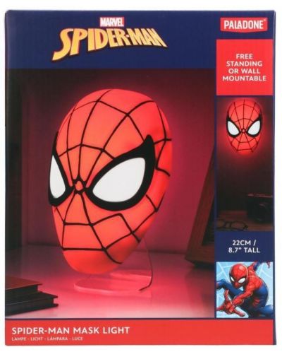 Лампа Paladone Marvel: Spider-man - Mask - 4