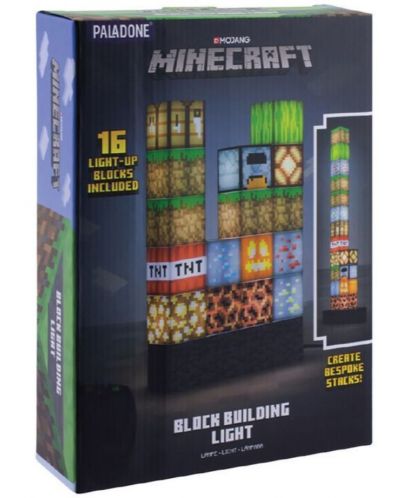 Лампа Paladone Games: Minecraft - Block Building - 3