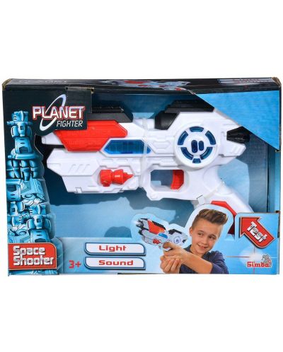 Лазарен пистолет Simba Toys - Planet Fighter, звук и светлина - 3
