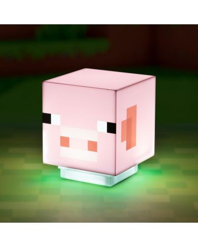 Лампа Paladone Games: Minecraft - Pig (with Sound) - 2