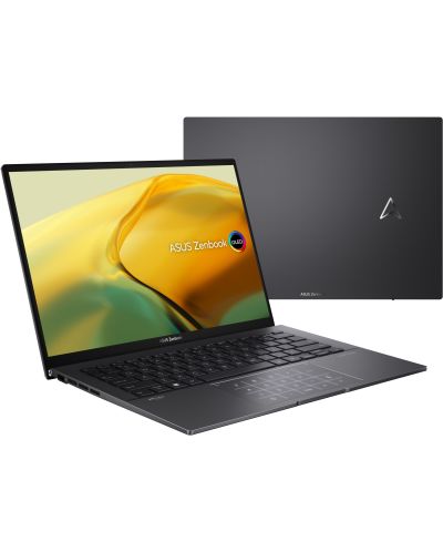 Лаптоп ASUS - Zenbook UM3402YAR-OLED-KM521W, 14'', 2.8K, Ryzen 5, черен - 8