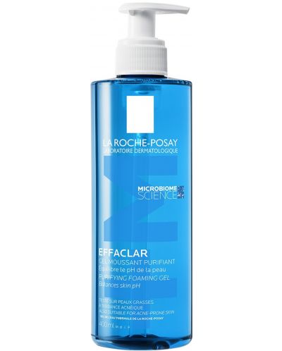 La Roche-Posay Effaclar Почистваща гел-пяна за лице, 400 ml - 1
