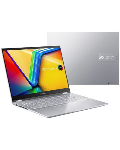 Лаптоп ASUS - Vivobook S14 Flip TN3402YA-OLED-KN731W, 14'', 2.8K , R7 - 6