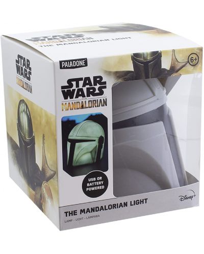 Лампа Paladone Television: The Mandalorian - Mandalorian Helmet - 2