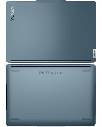 Лаптоп Lenovo - Yoga Book 9, 2x13.3'', 2.8К, Ultra 7, WIN, Touch, Tidal Teal - 10