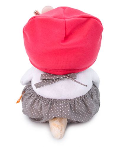 Плюшена играчка Budi Basa - Коте Ли-Ли бебе, с шапка с мишка, 20 cm - 4