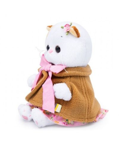 Плюшена играчка Budi Basa - Коте Ли-Ли, бебе с рокличка и елече, 20 cm - 3