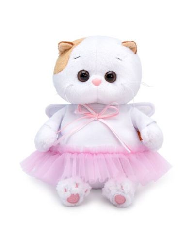 Плюшена играчка Budi Basa - Коте Ли-Ли, бебе с рокличка, 20 cm - 1