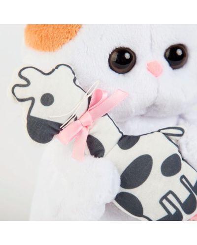 Плюшена играчка Budi Basa - Коте Ли-Ли, бебе, с жирафче, 20 cm - 3