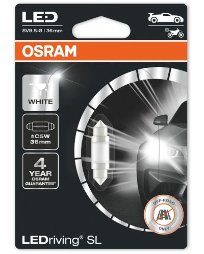 LED Авто крушка Osram LEDriving -C5W (36 mm), 6418DWP-01B, LEDriving SL - 1