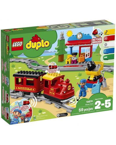 Конструктор Lego Duplo - Парен влак (10874) - 1