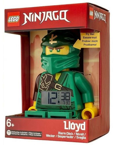 Настолен часовник Lego Wear - Ninjago Lloyd, с будилник - 5