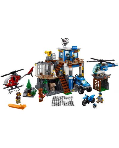 Конструктор Lego City - Полицейско управление в планината (60174) - 7